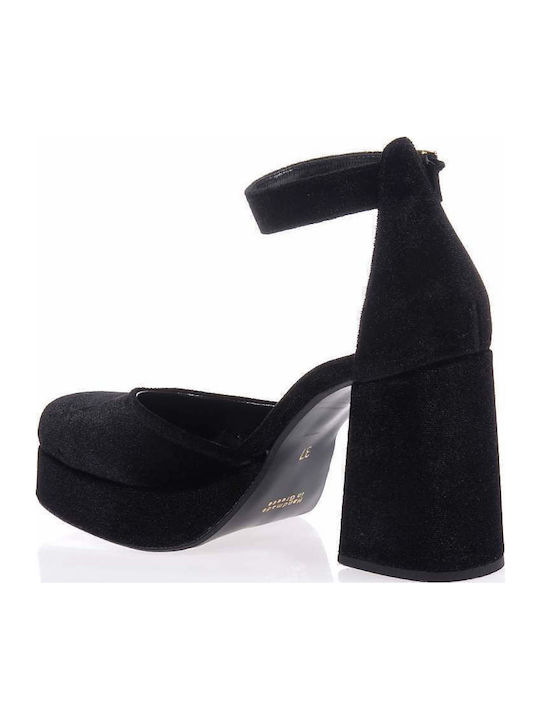 Beatris Pumps mit Riemchen Schwarz Beatris Pumps mit Riemchen Schwarz