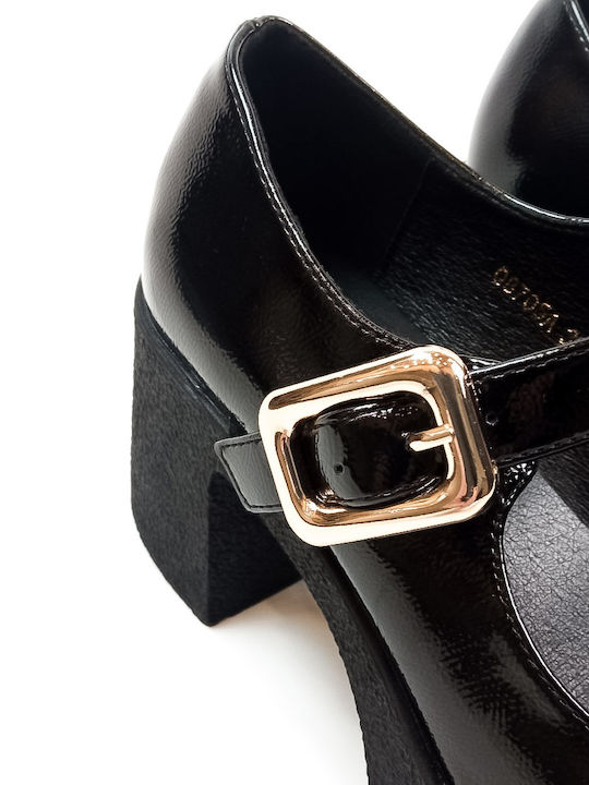 Black Heels with Strap