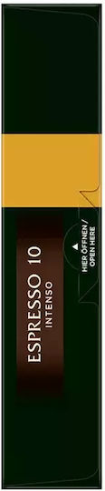 Jacobs Capsules Espresso Intenso Compatible with Machine Nespresso 10caps,tobolek