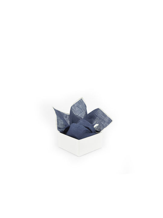 Monte Napoleone Men's Handkerchief Blue