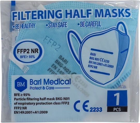 Finezza Schutzmaske Stoff FFP2 Hellblau 4230-FI-FFP2-G-1TMX 1Stück