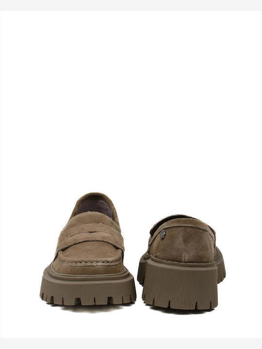 Women's Moccasins in Brown Color
