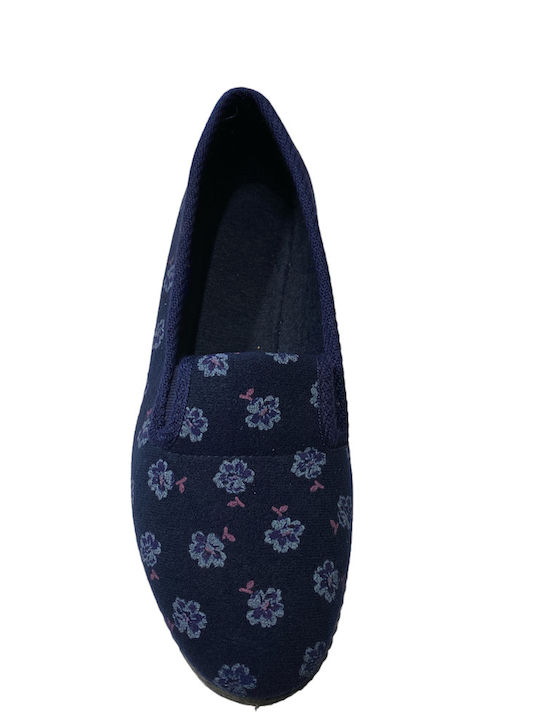 Antrin Closed Women's Slippers in Blue color