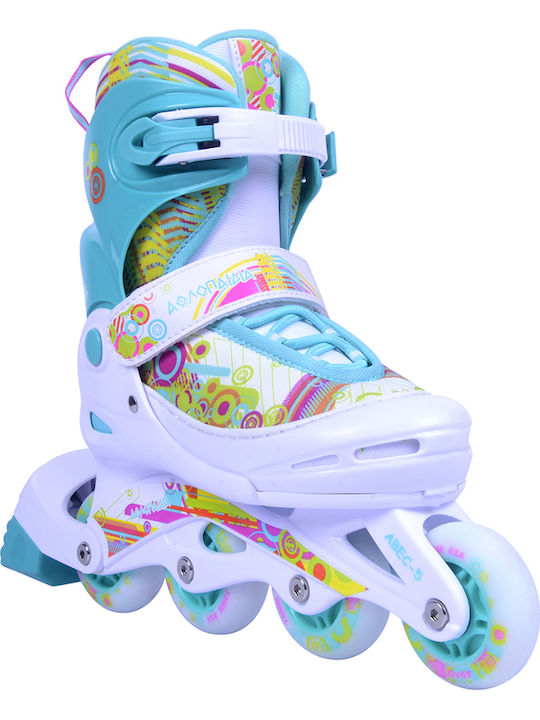 Αθλοπαιδιά Inline Αυξομειούμενα Rollers Πολύχρωμα Παιδικά Αθλοπαιδιά Inline Αυξομειούμενα Rollers Πολύχρωμα Παιδικά