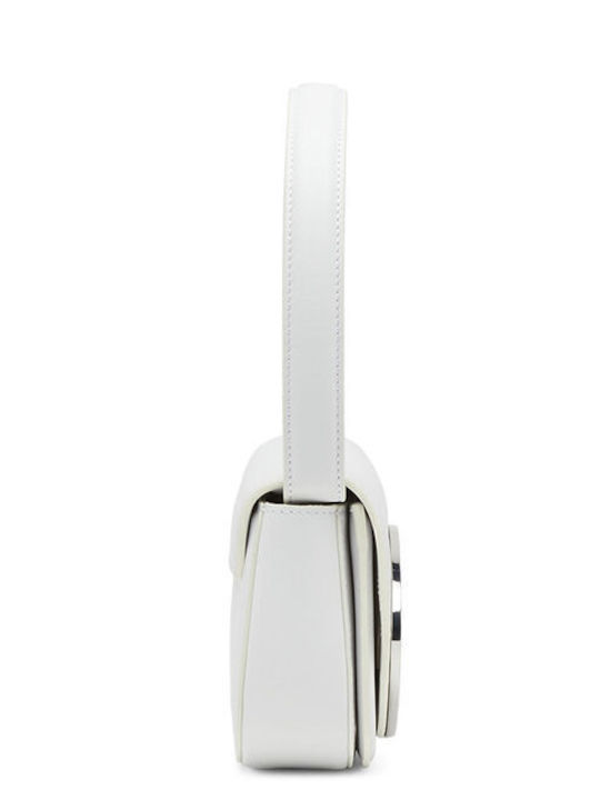 Leather Women's Bag Shoulder White