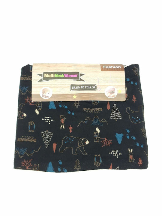 Kids Fleece Neck Gaiter Green