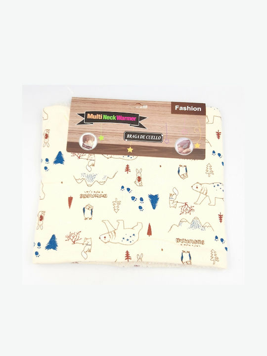 Kids Fleece Neck Gaiter Green