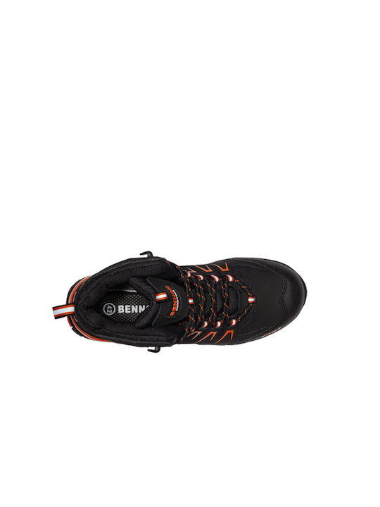 Bennon Orlando XTR High Αδιάβροχο Μποτάκι Ασφαλείας Μαύρο S3 με Πιστοποίηση HRO,SRC