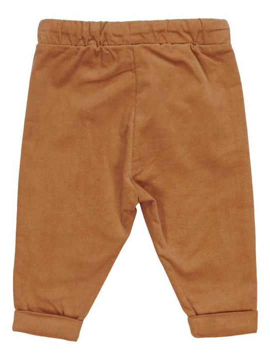 Little Dutch Pantaloni copii din catifea Migdale