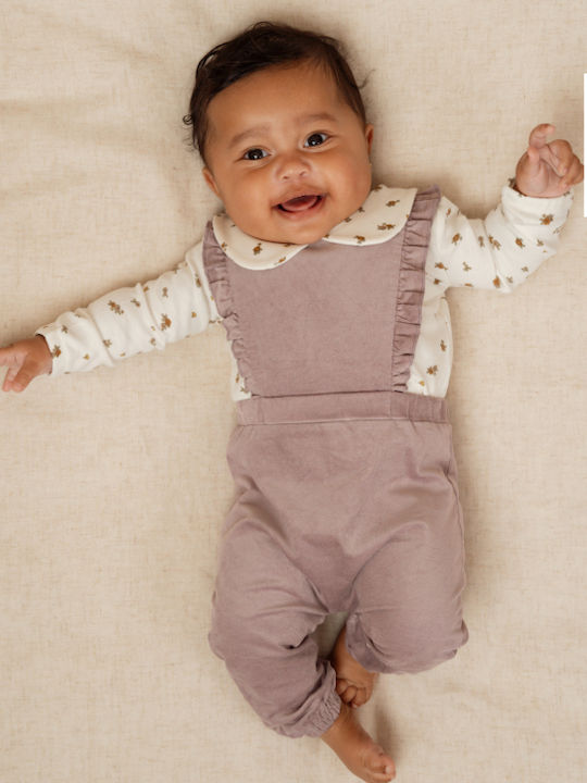 Kids' Corduroy Jumpsuit Green