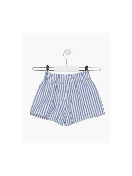 Losan Kids Shorts/Bermuda Fabric striped light blue