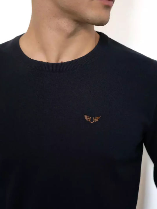 Cl01 Langarm-Pullover Navy.