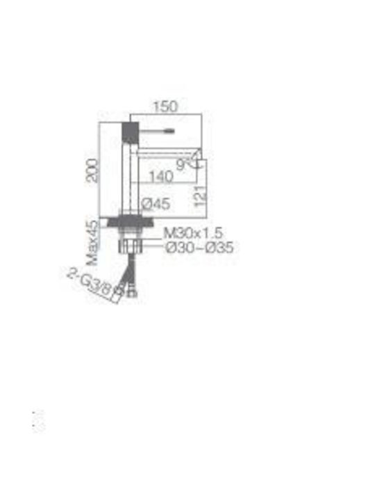 Imex Line Amestecare Robinet Chiuvetă Auriu Roz