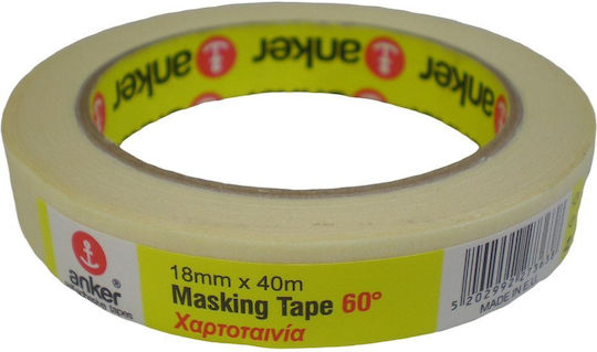Χαρτοταινία Anker Masking Tape 60° 40 Μ 1 Τεμ 4,8 Εκ