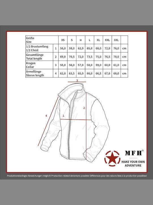 MFH Jagdjacke Vlies Braun