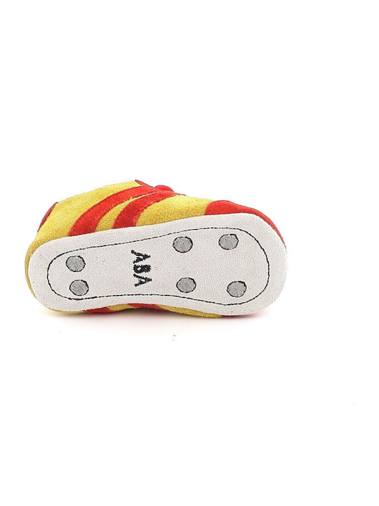 ABA Βρεφικά Sneakers Αγκαλιάς Κόκκινα