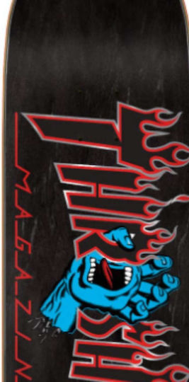 Santa Cruz Screaming 8.5" Skateboard Kurzboard Schwarzes