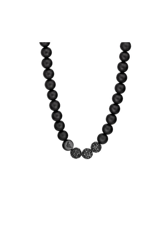 Emporio Armani Necklace from Steel Black