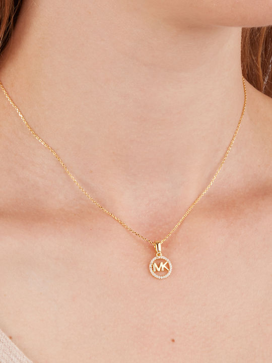 Michael Kors Premium Choker Din Argint Plăcut Cu Aur