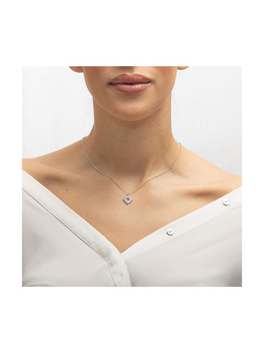 Eforo Necklace from Silver with Zircon