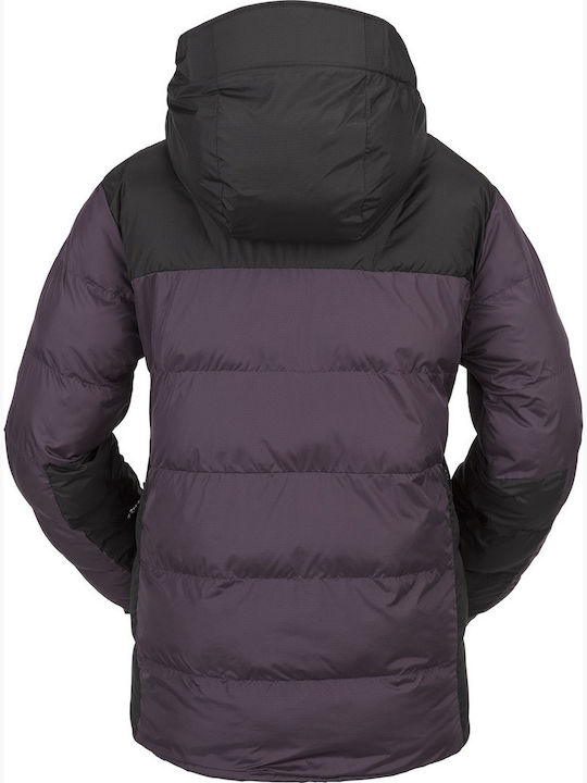 Volcom Insulated H0452415-BRY Γυναικείο Μπουφάν για Σκι & Snowboard Μωβ