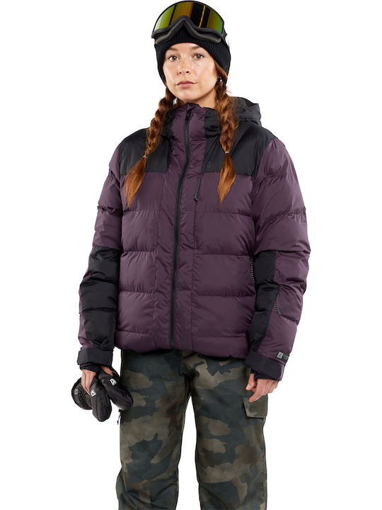 Volcom Insulated H0452415-BRY Γυναικείο Μπουφάν για Σκι & Snowboard Μωβ