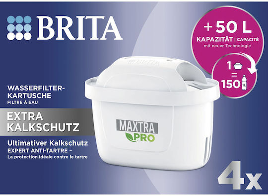 Brita Резервен Филтър За Вода За Кана 10" Maxtra Pro Extra Lime Protection Brita-122_188 4 Бр