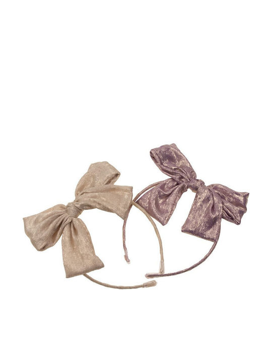 Papillon Kids Παιδική Στέκα Μαλλιών με Φιόγκο Χρυσή