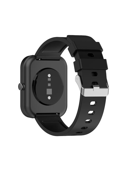 Style Armband Silikon Schwarz (Amazfit Bip 3 / Bip 3 Pro)