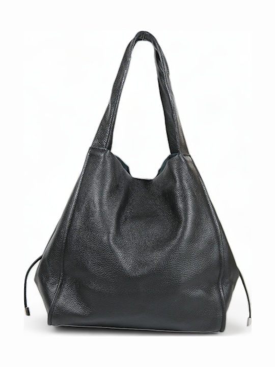 Damentasche aus Leder Passaggio Schwarz Shopper