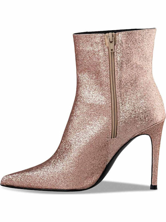 Stiefeletten Damen Rosa