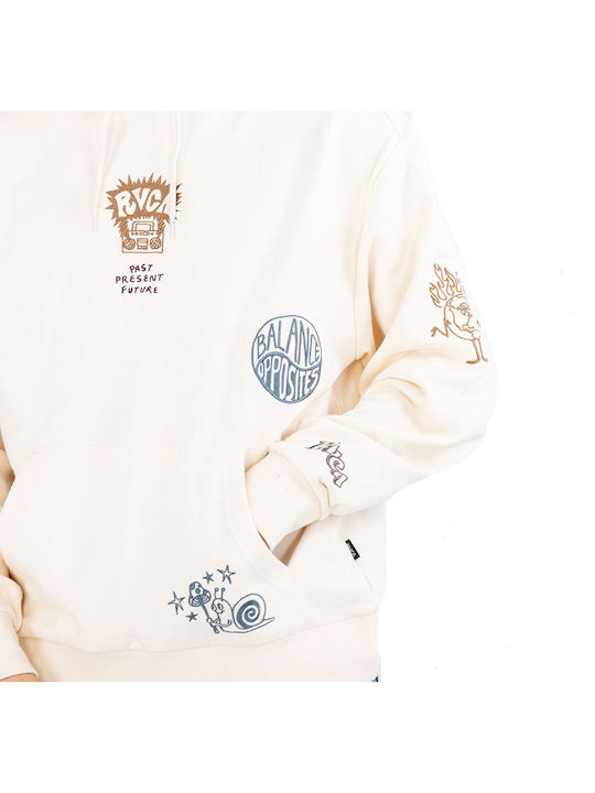 Sweatshirt mit Kapuze Beige