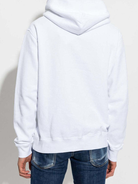 Dsquared2 Men's Sweatshirt with Hood White