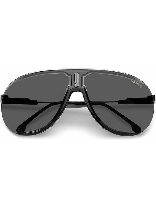 Carrera Superchampion Men's Sunglasses with Gray Metal Frame and Gray Lens SUPERCHAMPION V81/2K