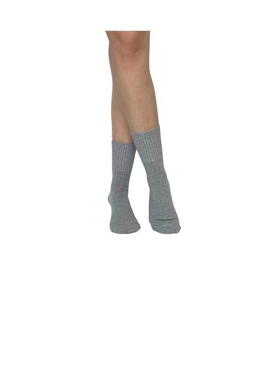 Inizio Damen Einfarbige Socken GRI 1Pack