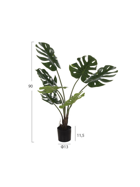 HomeMarkt Artificial Plant in Pot Musa Green 90cm 1pcs