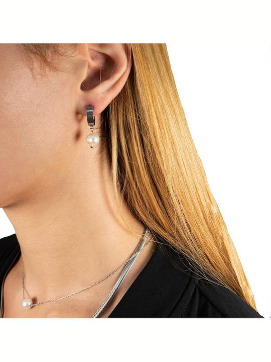 Theodora's Jewellery Ohrringe aus Silber Vergoldet mit Perlen