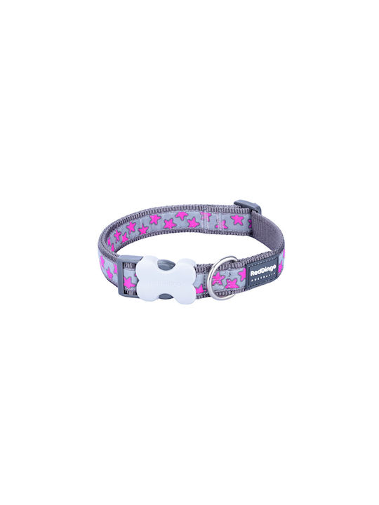 Reddingo Style Dog Collar Leather in Pink color