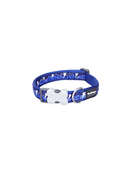 Reddingo Style Dog Collar Leather in Blue color