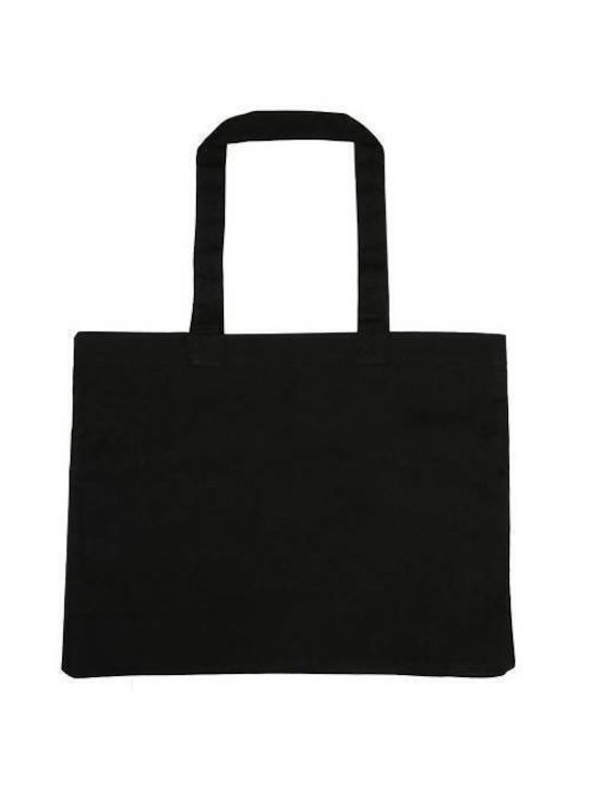 Ubag Βαμβακερή Τσάντα για Ψώνια σε Μαύρο χρώμα