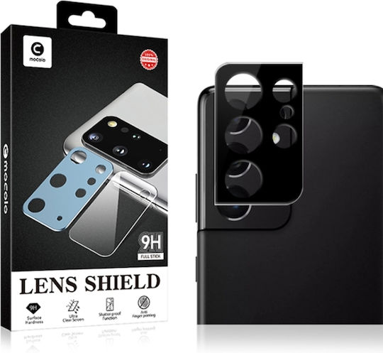 Mocolo 2.5d 9h Back Camera Protection Tempered Glass Transparent for the Samsung Galaxy S22 Ultra 5G.