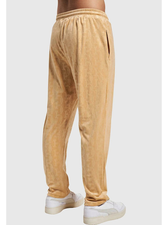 Signature Παντελόνι Φόρμας χωρίς Λάστιχο Beige