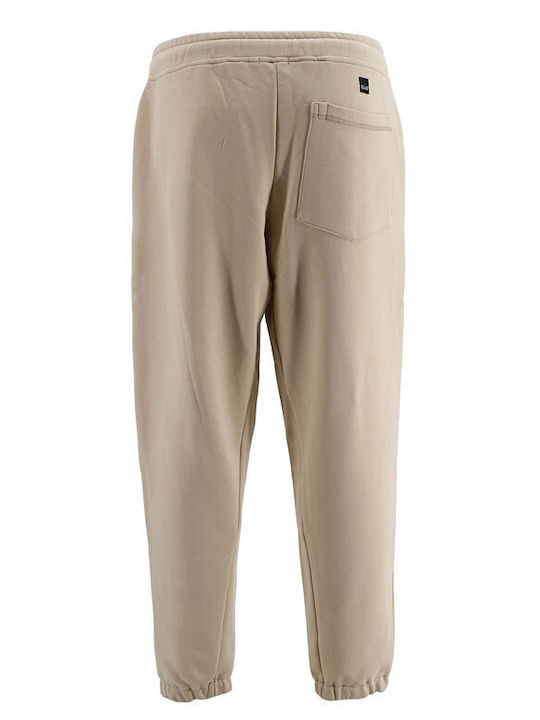Sweatpants with Elastic Beige