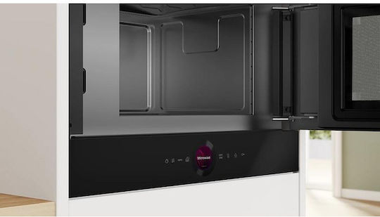 Bosch Εντοιχιζόμενος Φούρνος Μικροκυμάτων 21lt Μαύρος