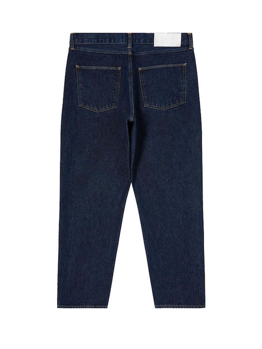 Cosmos Ανδρικό Παντελόνι Τζιν με Loose Tapered Εφαρμογή Navy Μπλε
