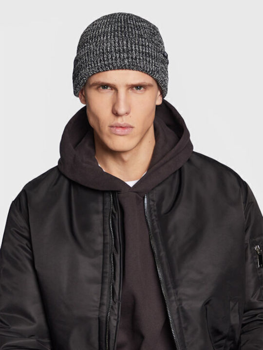 Core Basics Beanie Beanie Knitted Black Heather