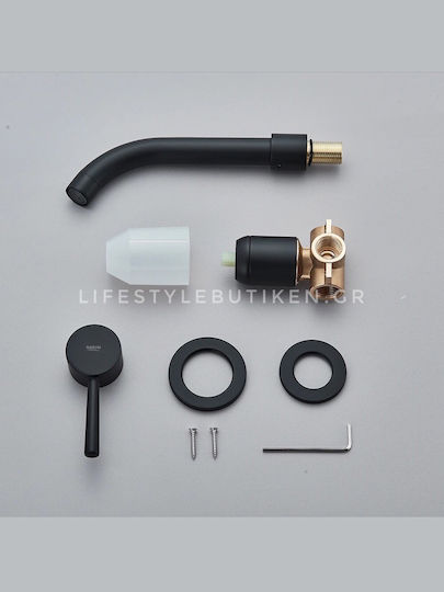 Naron Built-in Mixer & Spout Set for for Bathroom Sink Naron Built-in Mixer & Spout Set for for Bathroom Sink