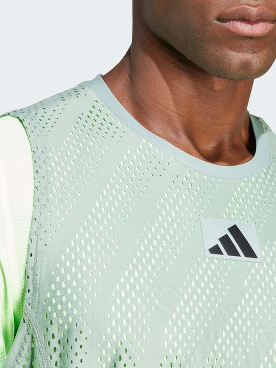 adidas Tennis IL7381 Ανδρική Μπλούζα Γκρι