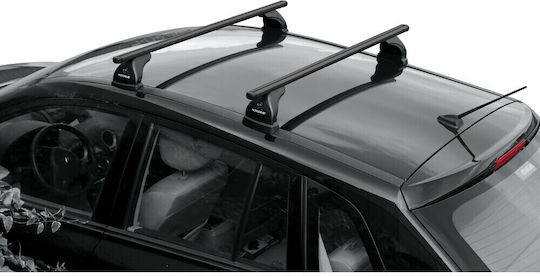 Nordrive L 127cm. for Cars with Factory Bars (with Roof Rack Legs) Black