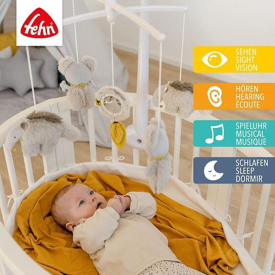 Fehn Μόμπιλε Κούνιας με Μουσική και Περιστροφή Ζωάκια της Αυστραλίας
